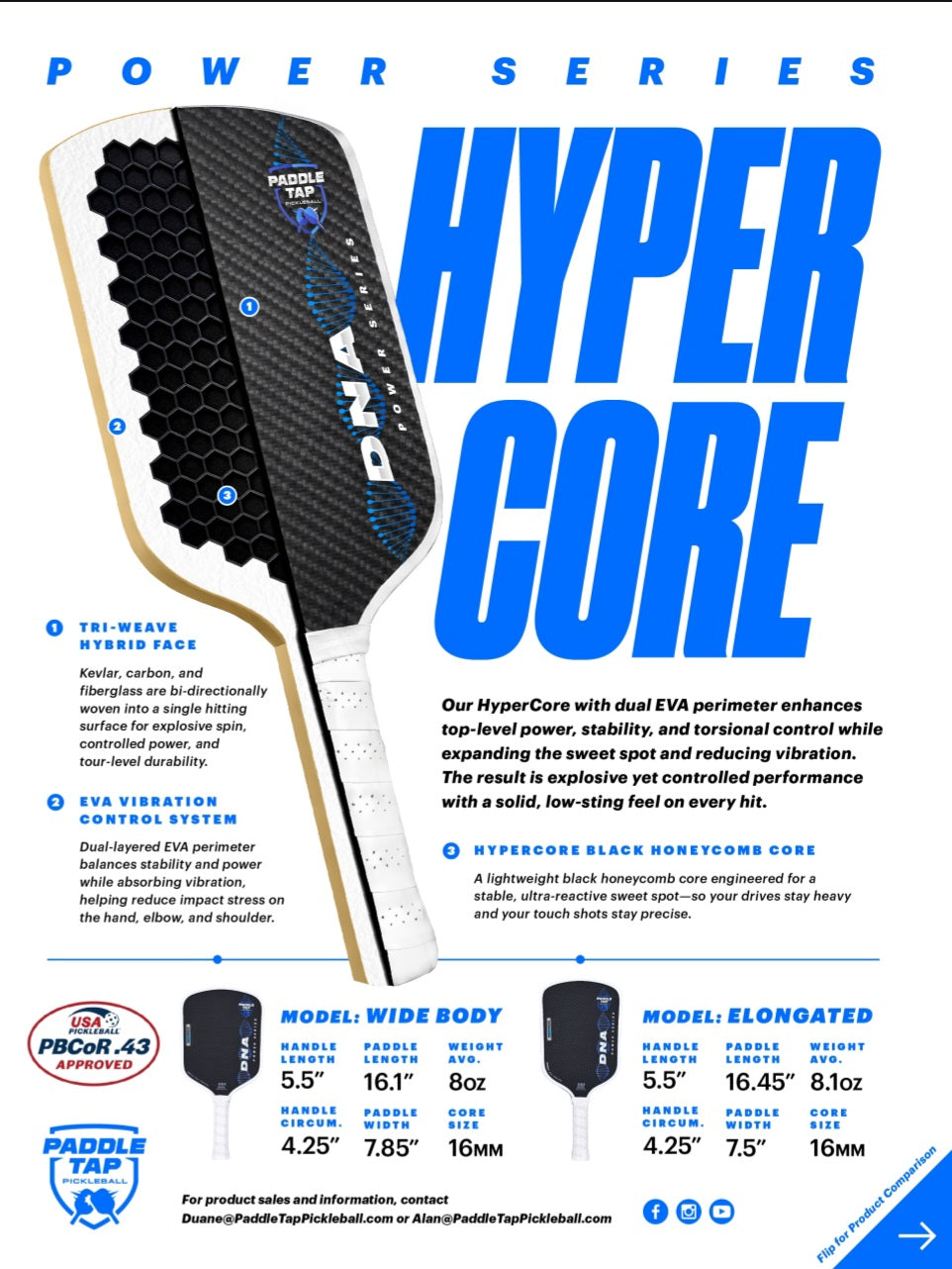 DEMO DEMO DNA Power Series HyperCore Elongated 16mm (Now shipping)