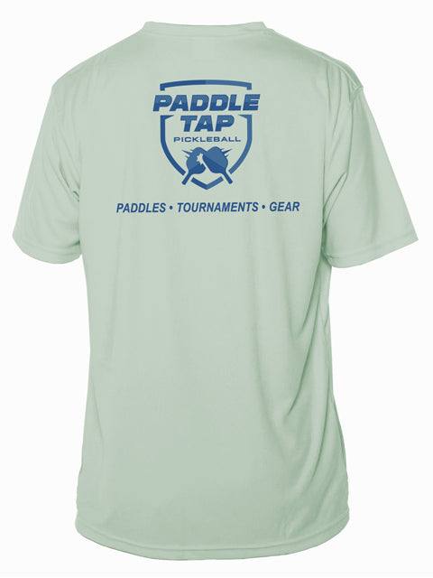 Men’s Short Sleeve Performance Paddle Tap Pickleball T-Shirt Seagrass