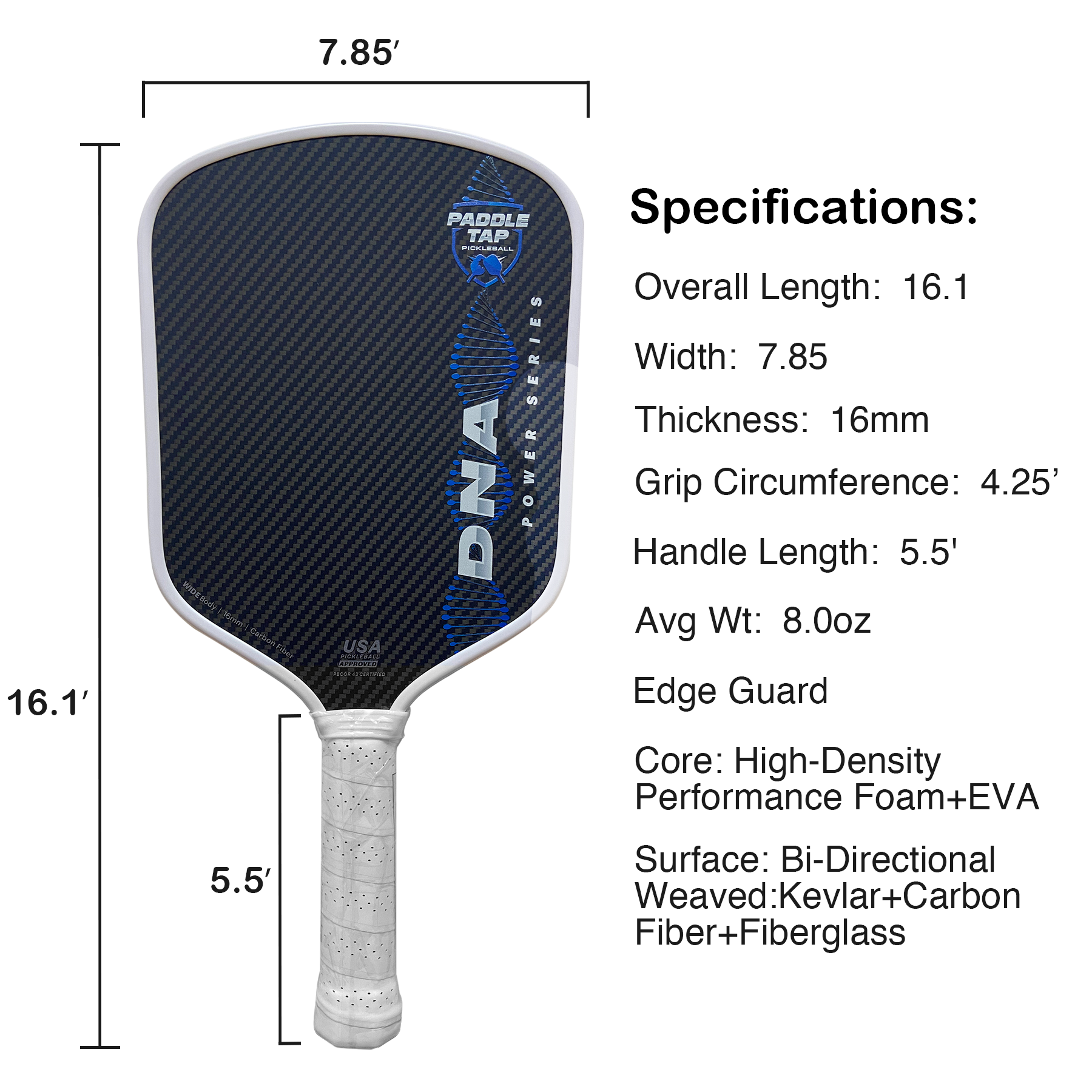 DEMO DEMO DNA Power Series HyperCore Wide Body 16mm (Now shipping)