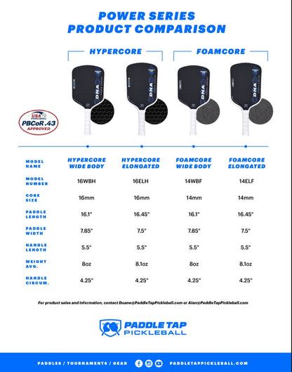 DEMO DEMO DNA Power Series HyperCore Wide Body 16mm (Now shipping)