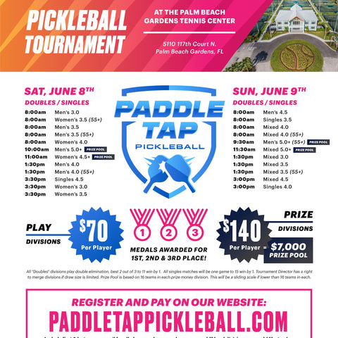 June 8th-9th - Palm Beach Gardens $7,000 in Prize Pool Money