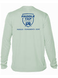 Men’s Long Sleeve Performance Paddle Tap Pickleball T-Shirt Seagrass