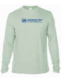 Men’s Long Sleeve Performance Paddle Tap Pickleball T-Shirt Seagrass