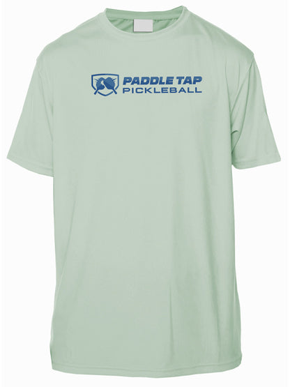 Men’s Short Sleeve Performance Paddle Tap Pickleball T-Shirt Seagrass